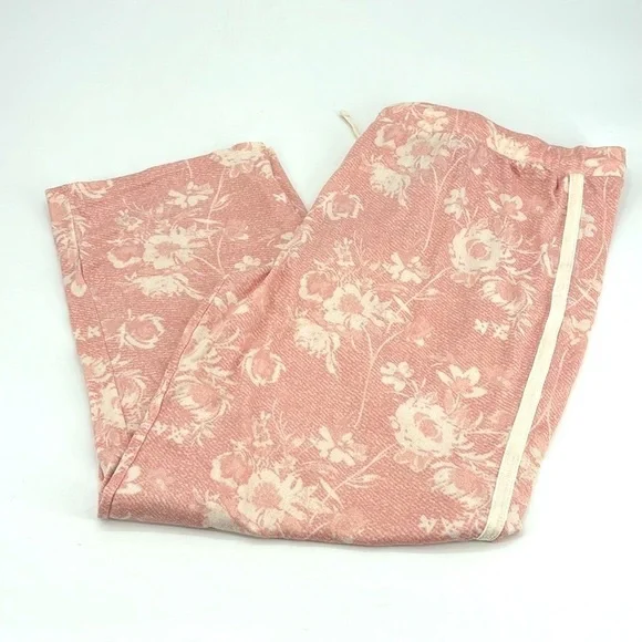 3 piece Lucky Brand pink pajama set size XXL tank, shorts, pants - Picture 9 of 12